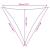 Parasolar, gri deschis, 2x2x2 m, 100% poliester Oxford GartenMobel Dekor