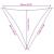 Parasolar, gri deschis, 5x5x5 m, 100% poliester Oxford GartenMobel Dekor