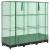 Strat înălțat cu husă de seră, aspect ratan, 120x40x123 cm GartenMobel Dekor