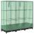 Strat înălțat cu husă de seră, aspect ratan, 120x40x123 cm GartenMobel Dekor