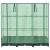 Strat înălțat cu husă de seră, aspect ratan, 120x40x123 cm GartenMobel Dekor