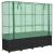 Strat înălțat cu husă de seră, aspect ratan, 160x40x153 cm GartenMobel Dekor