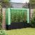 Strat înălțat cu husă de seră, aspect ratan, 160x40x153 cm GartenMobel Dekor