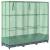 Strat înălțat cu husă de seră, aspect ratan, 120x40x123 cm GartenMobel Dekor