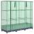Strat înălțat cu husă de seră, aspect ratan, 120x40x123 cm GartenMobel Dekor