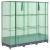 Strat înălțat cu husă de seră, aspect ratan, 120x40x123 cm GartenMobel Dekor