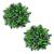 Set arbuști ornamentali artificiali bilă cu lavandă, 2 buc., 28 cm GartenMobel Dekor