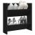 Pantofar de perete, negru, 60x18x60 cm, PAL GartenMobel Dekor
