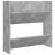 Pantofare de perete, 2 buc., gri beton, 60x18x60 cm, PAL GartenMobel Dekor