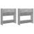 Pantofare de perete, 2 buc., gri beton, 60x18x60 cm, PAL GartenMobel Dekor