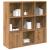 Bibliotecă, stejar artizanal, 98x29x97,5 cm, lemn prelucrat GartenMobel Dekor