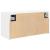 Dulap de perete de baie, alb, 60x25x30 cm, lemn prelucrat GartenMobel Dekor