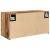 Dulap perete de baie, lemn vechi, 60x25x30 cm, lemn prelucrat GartenMobel Dekor