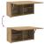 Dulap perete baie stejar artizanal, 60x25x30 cm, lemn prelucrat GartenMobel Dekor