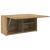 Dulap perete baie stejar artizanal, 60x25x30 cm, lemn prelucrat GartenMobel Dekor