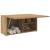 Dulap perete baie stejar artizanal, 60x25x30 cm, lemn prelucrat GartenMobel Dekor