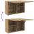 Dulap perete baie stejar artizanal, 60x25x40 cm, lemn prelucrat GartenMobel Dekor