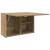 Dulap perete baie stejar artizanal, 60x25x40 cm, lemn prelucrat GartenMobel Dekor