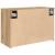 Dulap perete baie stejar artizanal, 60x25x40 cm, lemn prelucrat GartenMobel Dekor