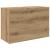Dulap perete baie stejar artizanal, 60x25x40 cm, lemn prelucrat GartenMobel Dekor
