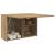 Dulap perete baie stejar artizanal, 60x25x40 cm, lemn prelucrat GartenMobel Dekor