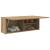 Dulap perete baie stejar artizanal, 80x25x30 cm, lemn prelucrat GartenMobel Dekor