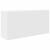 Dulap de perete de baie, alb, 80x25x40 cm, lemn prelucrat GartenMobel Dekor