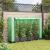Strat înălțat cu husă de seră, aspect ratan, 160x40x123 cm GartenMobel Dekor