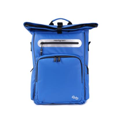 Rucsac Hedgren Hub Strong Blue 59x30x13.5cm 100% Poliester RPET + invelis PU foarte hidrofug