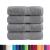 Prosoape oaspeți premium SOLUND, 4 buc. gri 30x50cm 600gsm GartenMobel Dekor