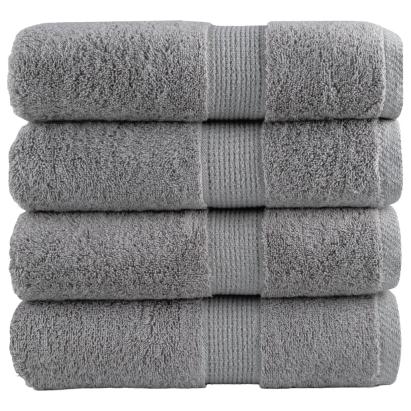 Prosoape oaspeți premium SOLUND, 4 buc. gri 30x50cm 600gsm GartenMobel Dekor