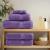 Prosoape de mâini premium SOLUND 2 buc. violet 50x100 cm 600gsm GartenMobel Dekor