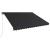 Copertină retractabilă manual cu LED, antracit, 450 x 300 cm GartenMobel Dekor