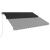 Copertină retractabilă manual cu LED, antracit, 450 x 300 cm GartenMobel Dekor