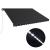 Copertină retractabilă manual cu LED, antracit, 450 x 300 cm GartenMobel Dekor