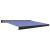 Copertină motorizată tip casetă, albastru și alb, 450 x 300 cm GartenMobel Dekor