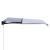 Copertină retractabilă manual cu LED, albastru/alb, 300x250 cm GartenMobel Dekor