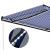 Copertină retractabilă manual cu LED, albastru/alb, 300x250 cm GartenMobel Dekor