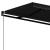 Copertină retractabilă manual, antracit, 400x350 cm GartenMobel Dekor