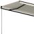Copertină retractabilă manual, crem, 450x350 cm GartenMobel Dekor