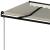 Copertină retractabilă automat, crem, 450x350 cm GartenMobel Dekor