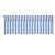 Copertină retractabilă manual cu stor, albastru & alb, 4x3 m GartenMobel Dekor