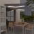 Copertină retractabilă manual cu stor&LED, albastru&alb, 4x3 m GartenMobel Dekor