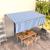 Copertină retractabilă manual cu stor, albastru&alb, 5x3 m GartenMobel Dekor