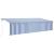 Copertină retractabilă automat cu stor, albastru&alb, 6x3 m GartenMobel Dekor