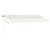 Copertină retractabilă manual cu LED, crem, 400x300 cm GartenMobel Dekor