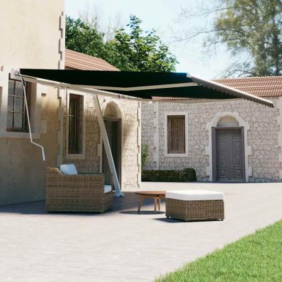 Copertină autonomă retractabilă manual, antracit, 600x300 cm GartenMobel Dekor
