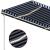 Copertină retractabilă manual cu LED albastru și alb 300x250 cm GartenMobel Dekor
