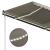 Copertină retractabilă manual cu LED, crem, 300x250 cm GartenMobel Dekor