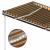 Copertină retractabilă manual cu LED galben și alb 300x250 cm GartenMobel Dekor